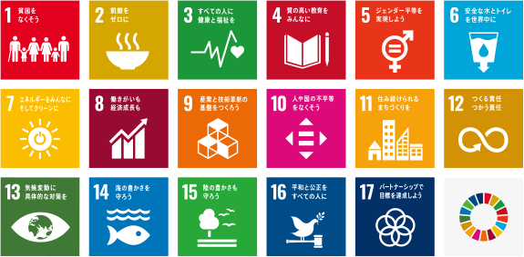 SDGsの17の目標